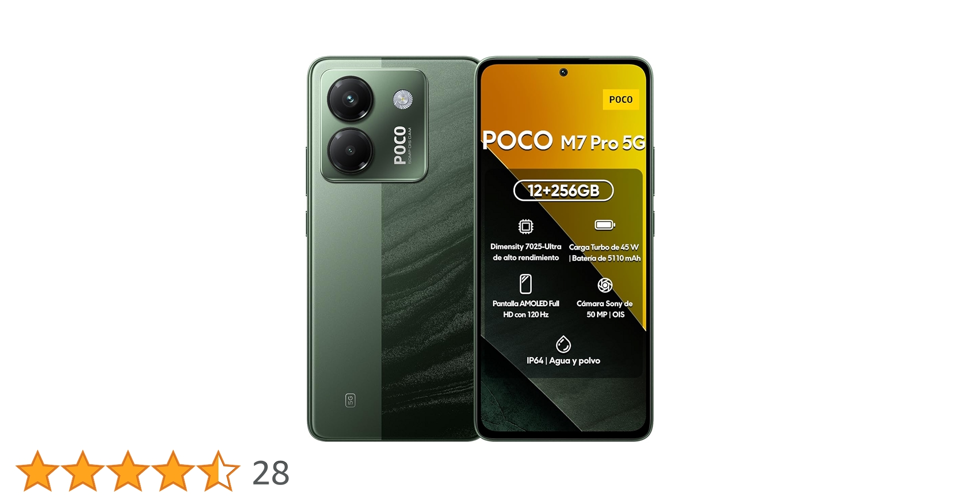 POCO M7 Pro 5G Green 12GB RAM 256GB ROM: Buy Online at Best Price
